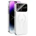 Чохол накладка PC Slim Sapphire MagSafe iPhone 15 Pro Max Біла (Pearly White)