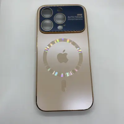 Чехол накладка PC Slim Sapphire MagSafe iPhone 13 Золотая (Champaign Gold)