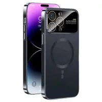 Чехол накладка PC Slim Sapphire MagSafe iPhone 14 Pro Max Черная (Graphite Black)