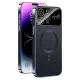 Чехол накладка PC Slim Sapphire MagSafe iPhone 14 Pro Max Черная (Graphite Black)