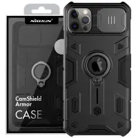 Чехол накладка Nillkin Camshield Armor iPhone 12/12 pro  Чёрная