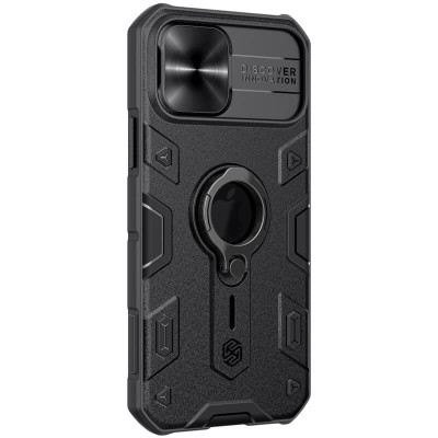 Чехол накладка Nillkin Camshield Armor iPhone 12/12 pro  Чёрная