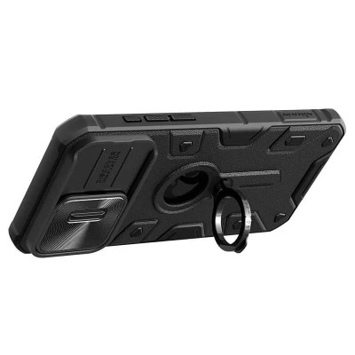 Чехол накладка Nillkin Camshield ArmorPhone 15 Pro Чёрная