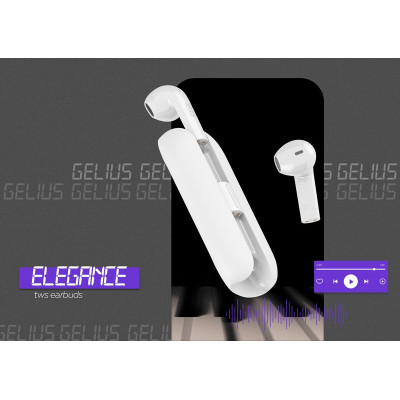 Беспроводные наушники Gelius Elegance GP-TWS044 Белые