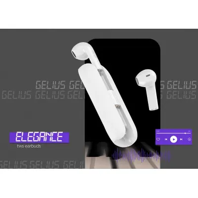 Беспроводные наушники Gelius Elegance GP-TWS044 Белые
