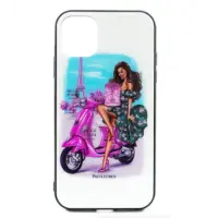 Накладка Girls New Xiaomi Redmi Note 9 №1 Скутер