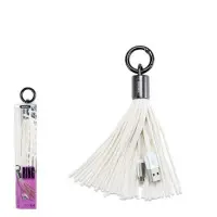 Кабель Remax Tassels Ring microUSB (RC-053m) Белый