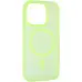 Чехол накладка Smoky MagSafe iPhone 15 Pro Зеленая/Fluorescent Green Чехол накладка Smoky MagSafe iPhone 15 Pro Зеленая/Fluorescent Green
