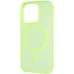 Чехол накладка Smoky MagSafe iPhone 16 Pro Зеленая/Fluorescent Green Чехол накладка Smoky MagSafe iPhone 16 Pro Зеленая/Fluorescent Green