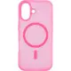 Чехол накладка Smoky MagSafe iPhone 16 Pro Max Красная/Rose Red
