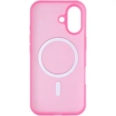 Чохол накладка Smoky MagSafe iPhone 17 Рожева/Rose Red Чохол накладка Smoky MagSafe iPhone 17 Рожева/Rose Red