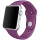 Ремінець Apple Watch 42мм Силікон Фіалковий