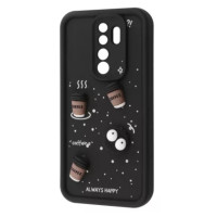 Чохол накладка Pretty Things Xiaomi Redmi Note 8 Pro Чорна/ Кава Чохол накладка Pretty Things Xiaomi Redmi Note 8 Pro Чорна/ Кава