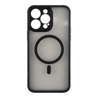 Чехол накладка Anti drop Camera MagSafe iPhone 15 Pro Max Черная Чехол накладка Anti drop Camera MagSafe iPhone 15 Pro Max Черная