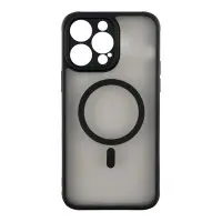 Чехол накладка Anti drop Camera MagSafe iPhone 15 Pro Max Черная