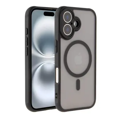 Чехол накладка Anti drop Camera MagSafe iPhone 16 Черная