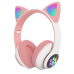 Безпровідні навушники безпровідні TUCCI STN28 Pink дитячі з вушками кошеня, рожевий