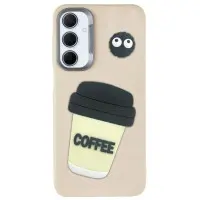 Чехол накладка Leather Toys Samsung A165 (A16 4G/5G) Coffee/Sand