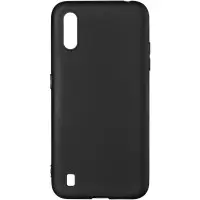 Чехол накладка Samsung A015 (A01) Черная