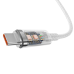 Кабель дата Baseus Explorer Type-C to Type-C 100W 1м Белый
