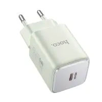 Мережевий зарядний пристрій Hoco N43 Vista PD 30W 1-Type-C Зеленый (Tender Green)