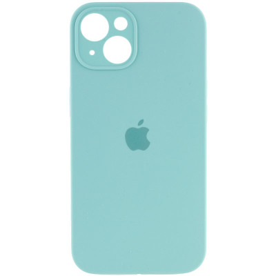 Чехол накладка HC iPhone 15 Бірюзова/Marine Green Full