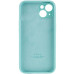 Чехол накладка HC iPhone 15 Бірюзова/Marine Green Full