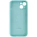 Чехол накладка HC iPhone 15 Бірюзова/Marine Green Full