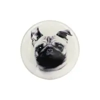 Тримач PopSocket Circle (Pug 05) Білий