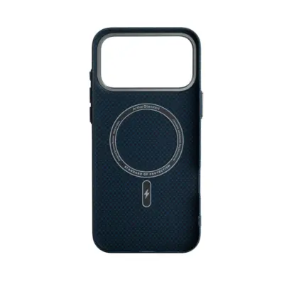 Чохол Накладка LikeCarbon MagSafe iPhone 17 Pro Max / 18 Pro Max Темно синя