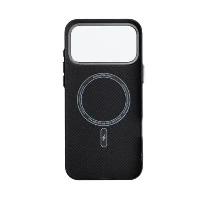 Чохол Накладка LikeCarbon MagSafe iPhone 17 Pro Max / 18 Pro Max Чорна Чохол Накладка LikeCarbon MagSafe iPhone 17 Pro Max / 18 Pro Max Чорна