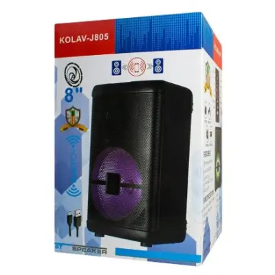 Колонка Bluetooth Kolav-J805 Black, Чорна