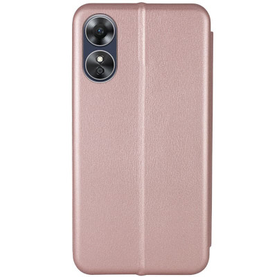 Чехол-книжка G-Case Ranger Oppo A17/A17K Розовое Золото