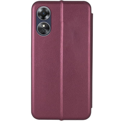 Чехол-книжка G-Case Ranger Oppo A17/A17K Бордовая