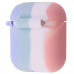Чохол для AirPods 1/2 Colorfull Розовый/Сиреневый