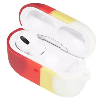 Чохол для AirPods Pro Colorfull Червоний/Білий