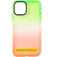 Чехол накладка Sunny Gradient Xiaomi Redmi Note 10 Pro Салатовый/ Оранжевый