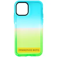 Чохол накладка Sunny Gradient Xiaomi Redmi Note 10 Pro Синій/ Салатовий