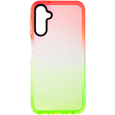Чехол накладка Sunny Gradient Samsung A245 (A24) Розовый/Салатовый