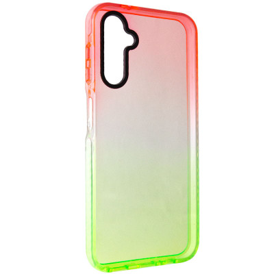 Чехол накладка Sunny Gradient Samsung A245 (A24) Розовый/Салатовый