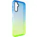 Чехол накладка Sunny Gradient Samsung A245 (A24) Синий/ Салатовый Чехол накладка Sunny Gradient Samsung A245 (A24) Синий/ Салатовый