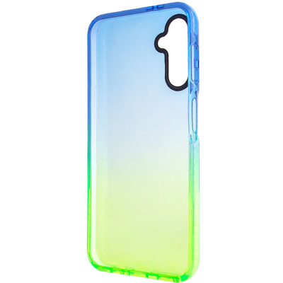 Чехол накладка Sunny Gradient Samsung A245 (A24) Синий/ Салатовый