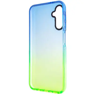 Чехол накладка Sunny Gradient Samsung A245 (A24) Синий/ Салатовый Чехол накладка Sunny Gradient Samsung A245 (A24) Синий/ Салатовый