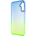 Чехол накладка Sunny Gradient Samsung A245 (A24) Синий/ Салатовый