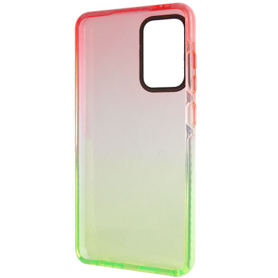 Чехол накладка Sunny Gradient Samsung A525 (A52) Розовый/Салатовый