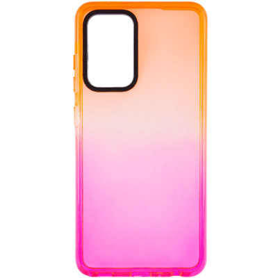 Чохол накладка Sunny Gradient Samsung A525 (A52) Помаранчевий/ Рожевий