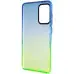 Чехол накладка Sunny Gradient Samsung A525 (A52) Синий/ Салатовый Чехол накладка Sunny Gradient Samsung A525 (A52) Синий/ Салатовый
