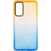 Чехол накладка Sunny Gradient Samsung G780 (S20 FE) Оранжевый/Синий