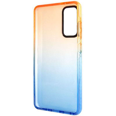 Чехол накладка Sunny Gradient Samsung G780 (S20 FE) Оранжевый/Синий