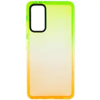 Чехол накладка Sunny Gradient Samsung G780 (S20 FE) Салатовый/Оранжевый